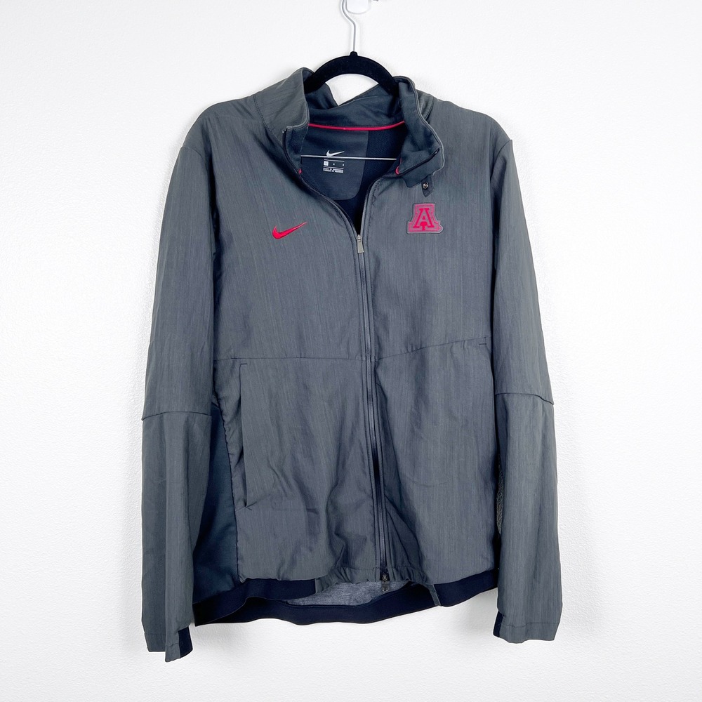 Nike Men's Arizona Wildcats Full Zip‎ Jacket Gray Sz L